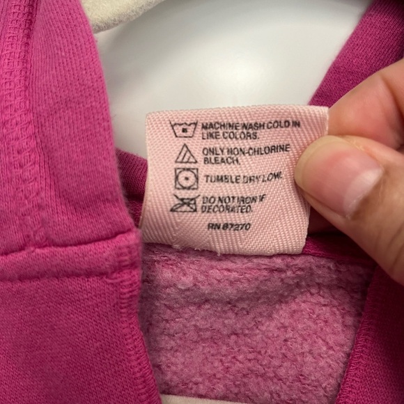 Lower Merion HS Aces Beware of the Dog Pink Hooded Sweatshirt Sz. M - Picture 4 of 6